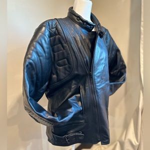 Giovani Exclusive LambSkin Black leather Jacket / Size:  52
